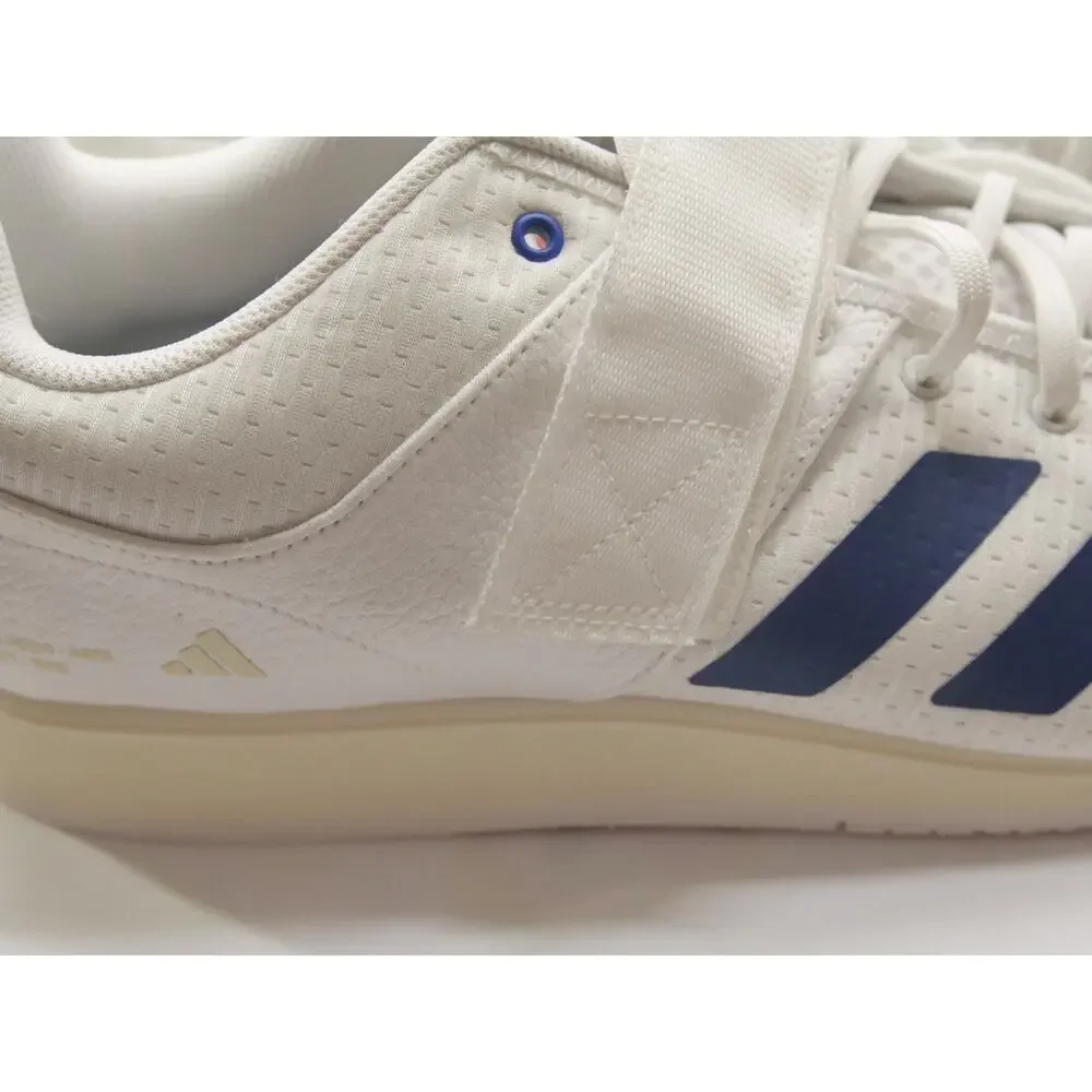 NWT Adidas Powerlift 5 Weightlifting Shoes Mens 13.5 White Blue Lifting JP9878